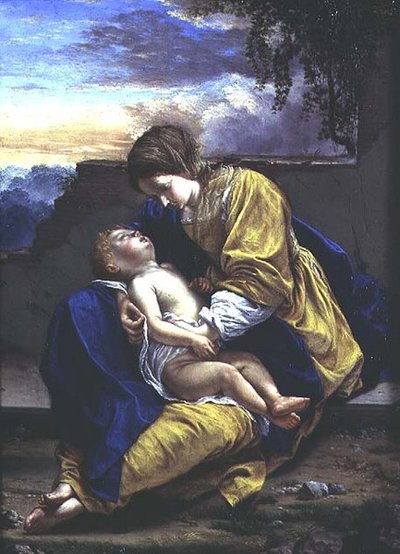 Madonna mit Kind von Orazio Gentileschi
