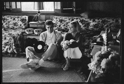Burt Bacharach zu Hause mit Angie Dickinson von Orlando Suero