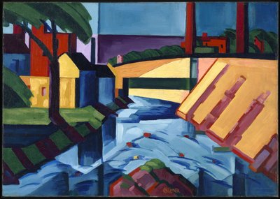 Abendstimmungen von Oscar Bluemner