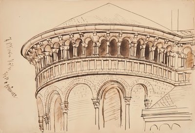 St. Martin, Köln, 1892 von Oscar Bluemner