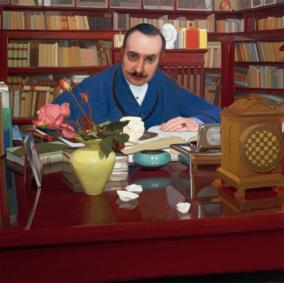 Der Schriftsteller und Kunstkritiker Ugo Ojetti von Oscar Ghiglia