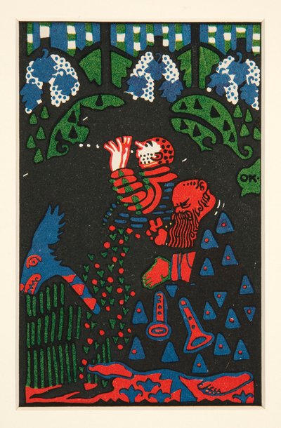 Zwei Musiker von Oskar Kokoschka