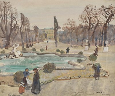 Schönbrunn (Winter) von Oskar Laske