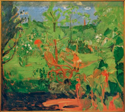Fürstenfeldbruck, Gartenbild von Oskar Moll