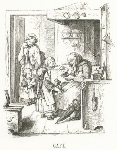 Café von Oskar Pletsch