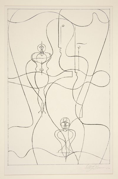 Abstraktion von Oskar Schlemmer
