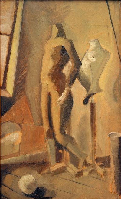 Atelierszene von Oskar Schlemmer