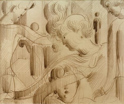 Figurenkomposition von Oskar Schlemmer