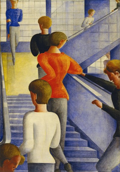 Das Treppenhaus des Bauhauses von Oskar Schlemmer