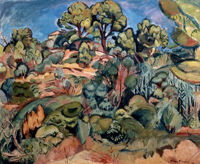 Bäume in Cassis, 1909 von Othon Friesz