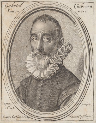 Gabriello Chiabrera von Ottavio Leoni