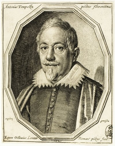 Antonius Tempesta von Ottavio Mario Leoni