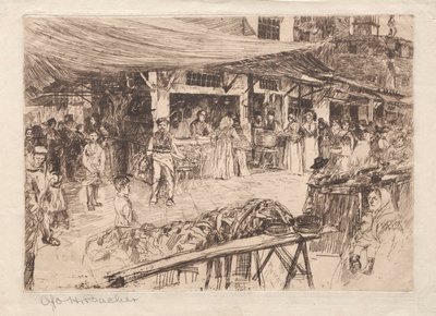 Alter Markt, Florenz von Otto H. Bacher