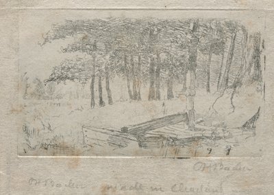 Skizze aus der Natur, 1879 von Otto H. Bacher