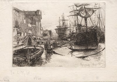 Ansicht in Venedig, 1880 von Otto H. Bacher