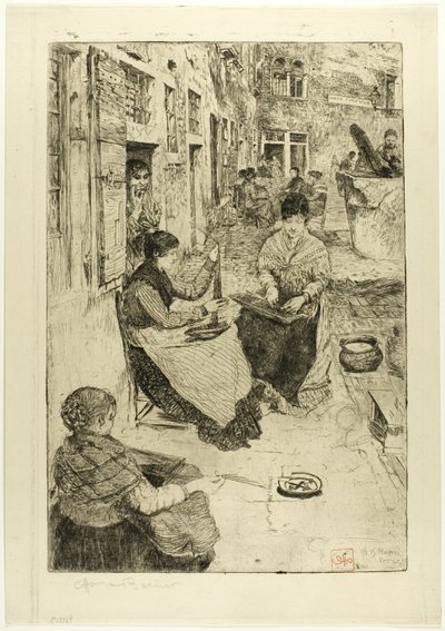 Perlenfädler von Otto Henry Bacher