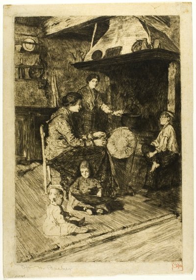 Die Spitzenmacherin von Otto Henry Bacher