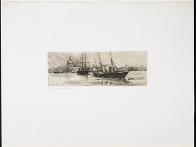 Zwei Boote von Otto Henry Bacher