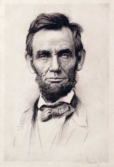 Porträt von Lincoln von Otto Henry Schneider