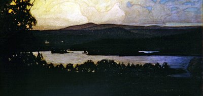 Nordlichter im Archipel von Otto Hesselbom
