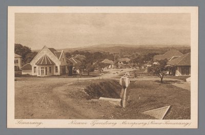 Semarang. Neue Tjandiweg-Merapiweg. (Neu-Semarang) von Otto Hisgen