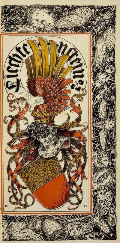 Die Stammwappen der deutschen Fürstenhäuser: Liechtenstein von Otto Hupp