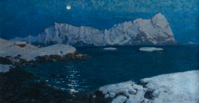 Zwischen Tag und Nacht, Lofoten von Otto Ludvig Sinding