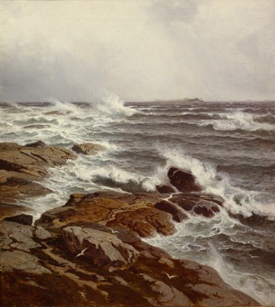 Küstenpartie von Otto Ludvig Sinding