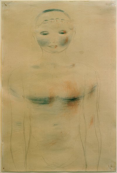 Frontale Halbfigur. Aus der Rosa-Reihe von Otto Meyer Amden
