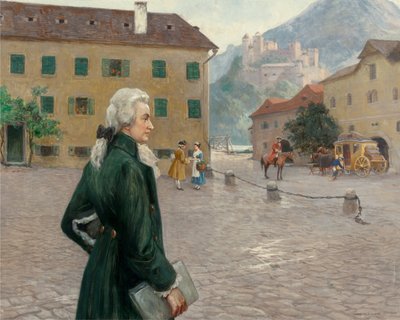 Der junge Mozart in Salzburg von Otto Robert Nowak