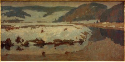 Später Schnee von Otto Ubbelohde