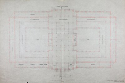 Projekt für ein "Haus der Kunst MCM-MM" von Otto Wagner