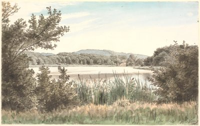 Hundesee auf Møn von P.C. Skovgaard