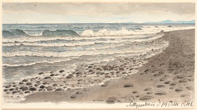 Strand mit Blick über den Kattegat nach Kullen von P.C. Skovgaard