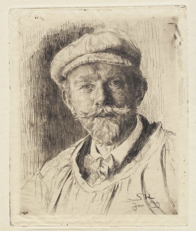 Selbstporträt von Peder Severin Krøyer