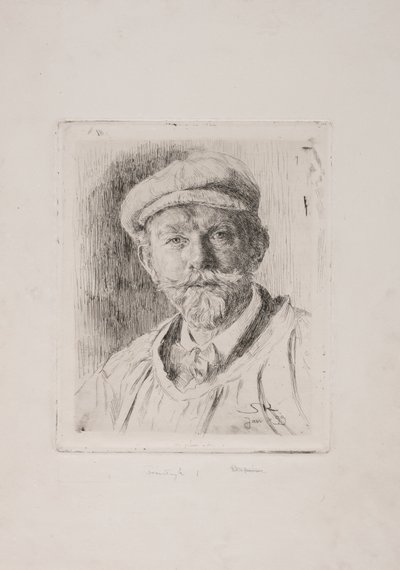 Selbstporträt von Peder Severin Krøyer