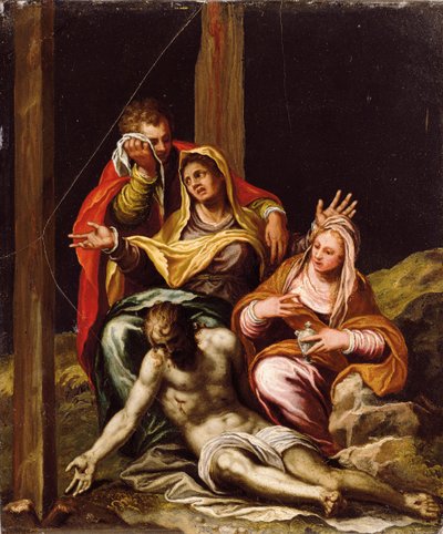 Die Beweinung Christi von Paolo Farinati
