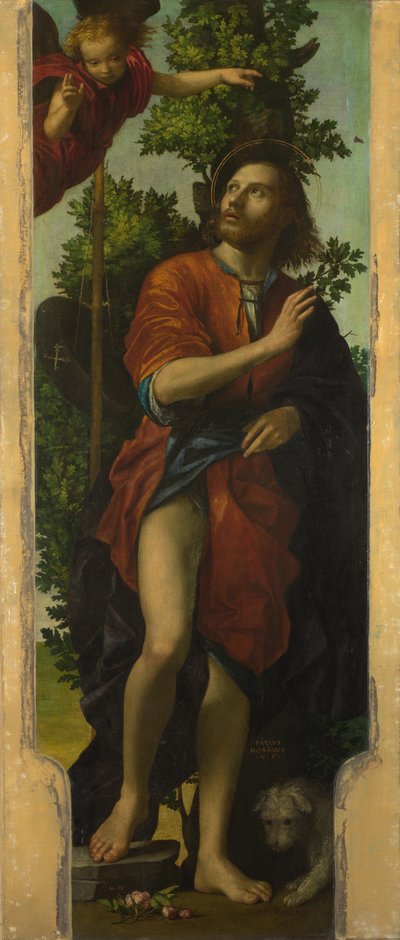 Heiliger Rochus, 1518 von Paolo Morando