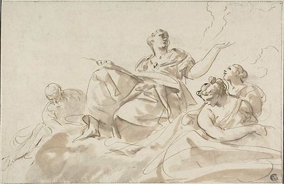 Allegorische Figuren von Paolo Pagani