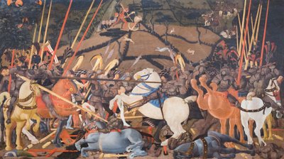 Die Schlacht von San Romano von Paolo Uccello