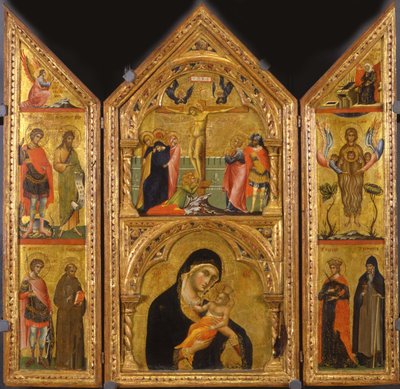 Tragbarer Altar, ca. 1335 von Paolo Veneziano