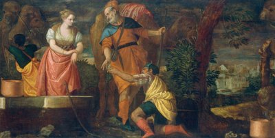 Rebekka am Brunnen von Paolo Veronese