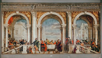 Das Fest im Hause des Levi von Paolo Veronese
