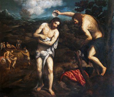 Die Taufe Christi von Paris Bordone