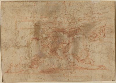 Jael und Cisera? [verso] von Parmigianino