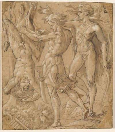Die Häutung des Marsyas von Parmigianino