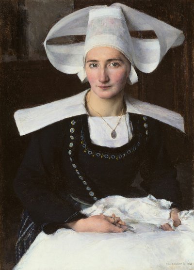 Frau aus der Bretagne, 1886 von Pascal Adolphe Jean Dagnan Bouveret