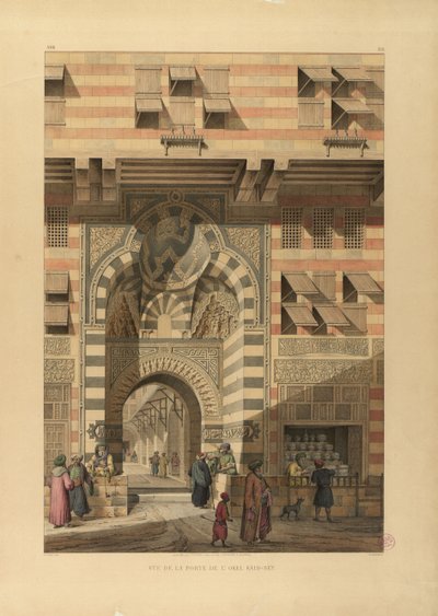 Der Sabil-Kuttab von Sultan Qaitbay von Pascal Xavier Coste