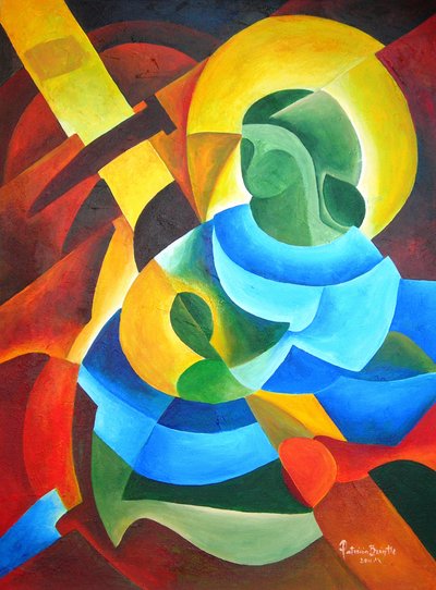 Madonna und Kind des Kreuzes, 2011 von Patricia Brintle