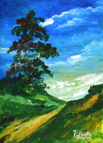 Die alte Eiche, 2015 von Patricia Brintle